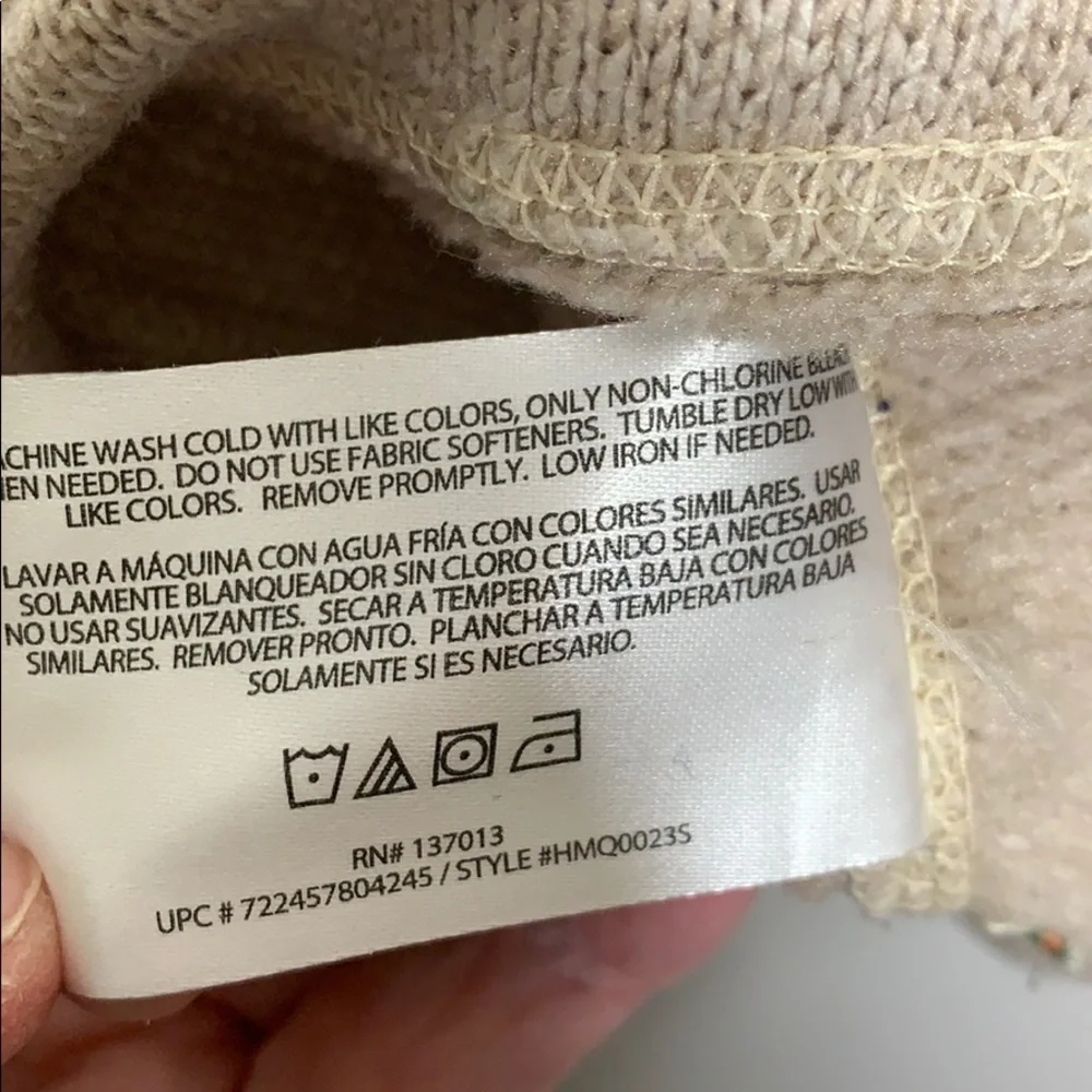 Woolrich Quarter Zip Sweater‎ Tan Size Medium